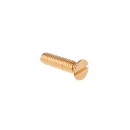 GWLD0004 Brass Screw with Slotted Head Flat Head DIN963