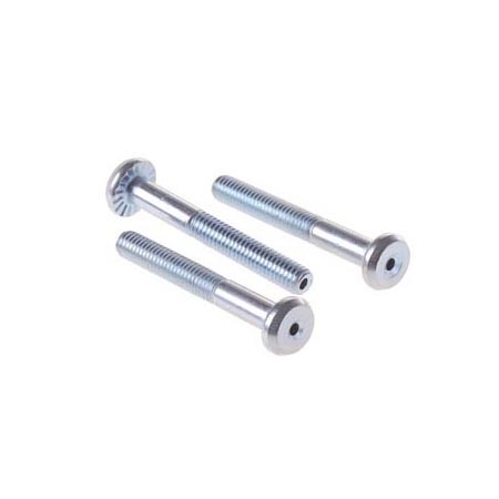 GWLD0010 Packerunterteil Galvanized Flat Head Screw Serrated with Through Hole For Funiture