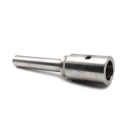 GWQX0008 CNC Turning SS shaft Bushing with Internal Thread Hole 