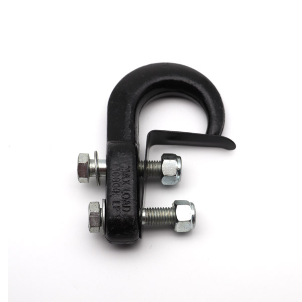 GWZH0004 Black Powder Coated Trailer Tow Hook With Latch