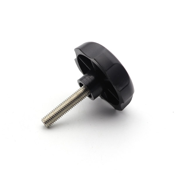 GWZH0033 Iron Screw with Plastic Hand Shank Black